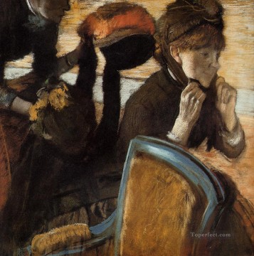 At the Milliners 3 Edgar Degas Oil Paintings